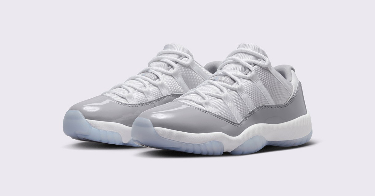 „Cement Grey“ kehrt in 2023 auf dem Air Jordan 11 Low zurück